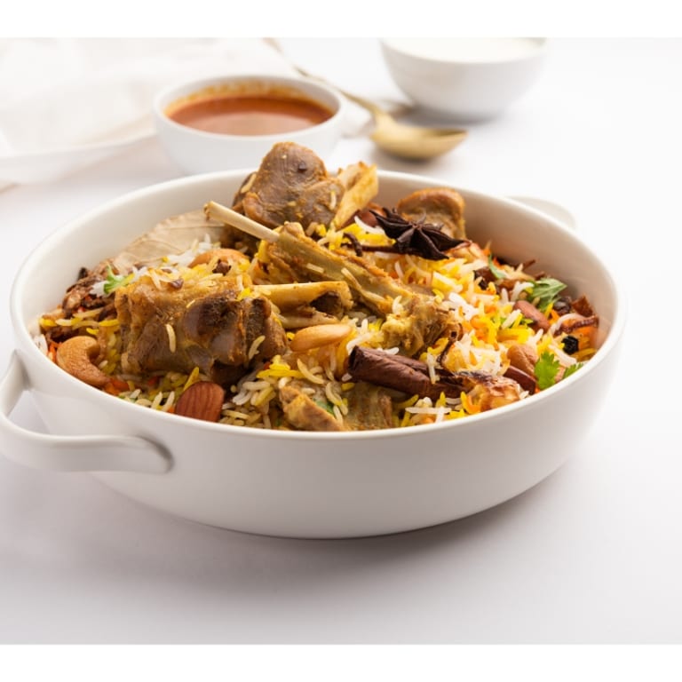Delicious Lamb Biryani Awaits